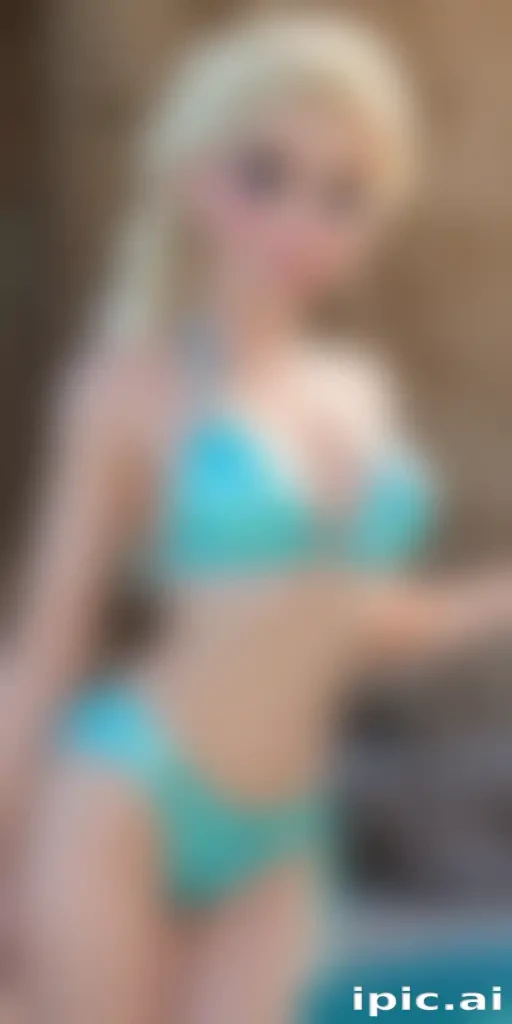 elsa in a bikini