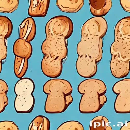 bread in cartoon