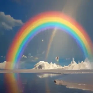 rainbow backround
