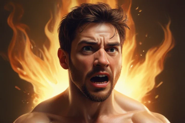 shocked man