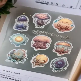 aesthetic transparent stickers