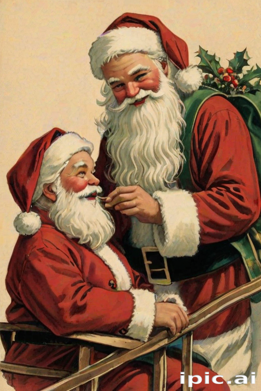 vintage santa images