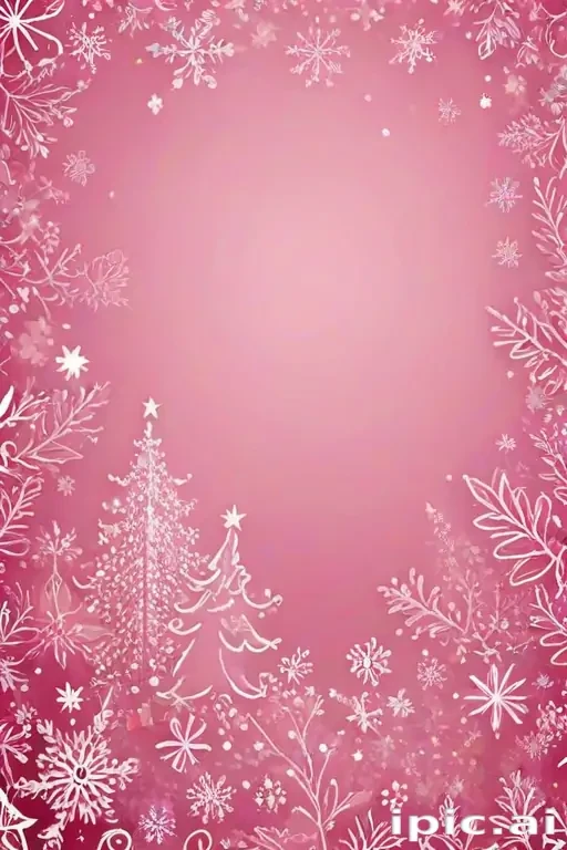 christmas wallpaper pink