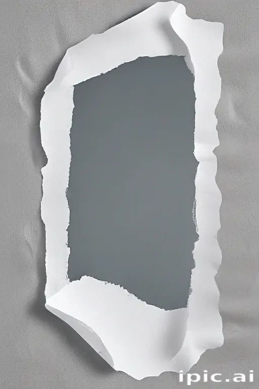 torn paper transparent