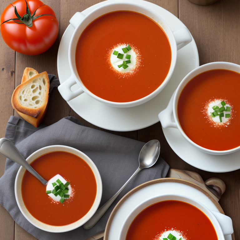 what to eat tomato soup with