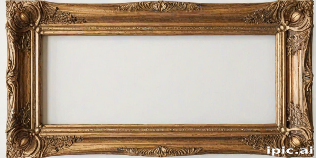 wooden picture frame png