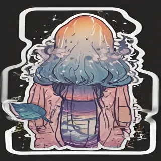 transparent aesthetic stickers