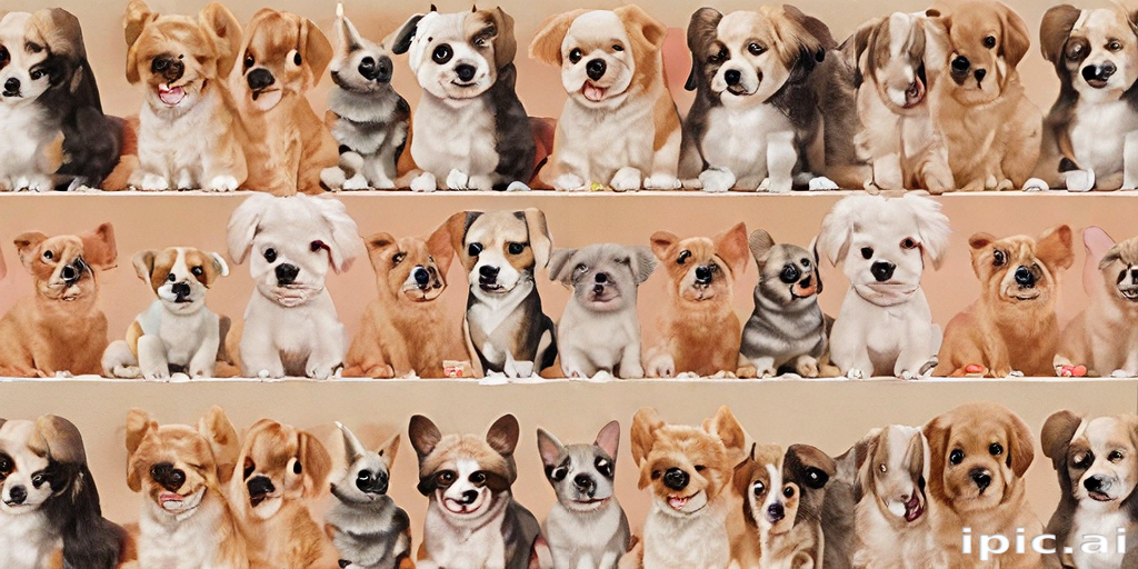 A Delightful Collection of Various Adorable Dogs in Different Breeds.