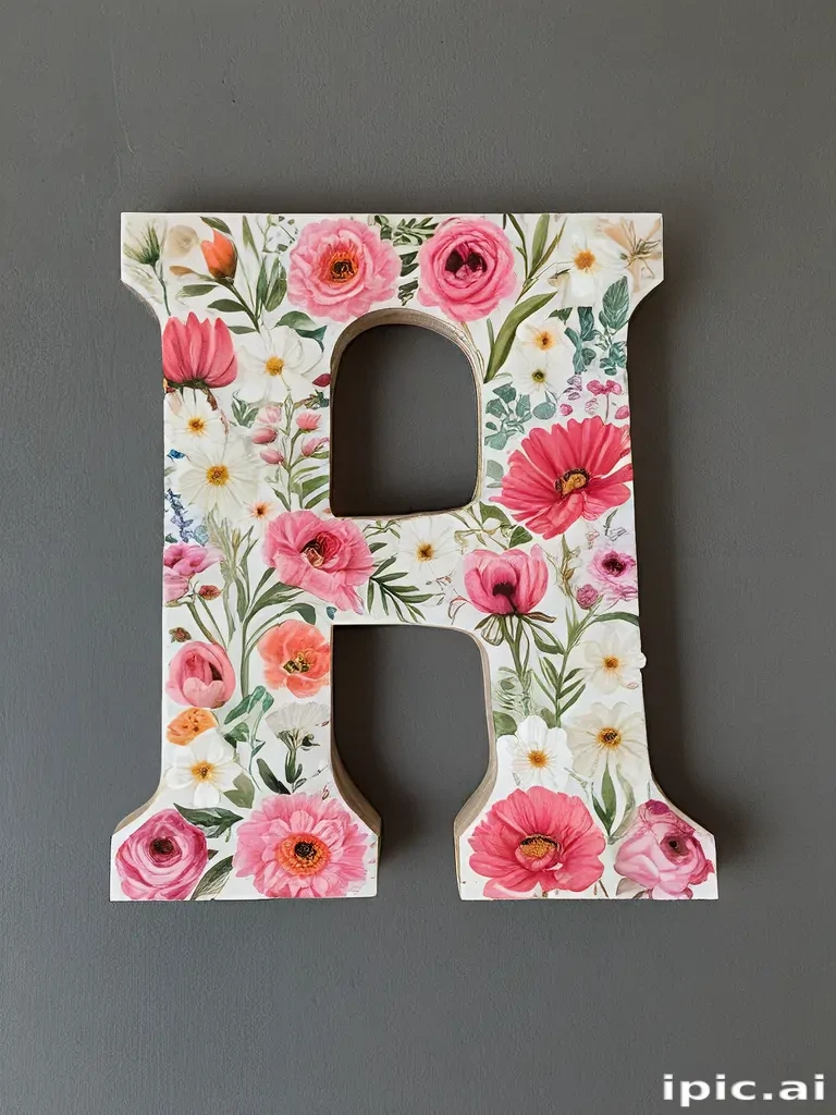 floral letters