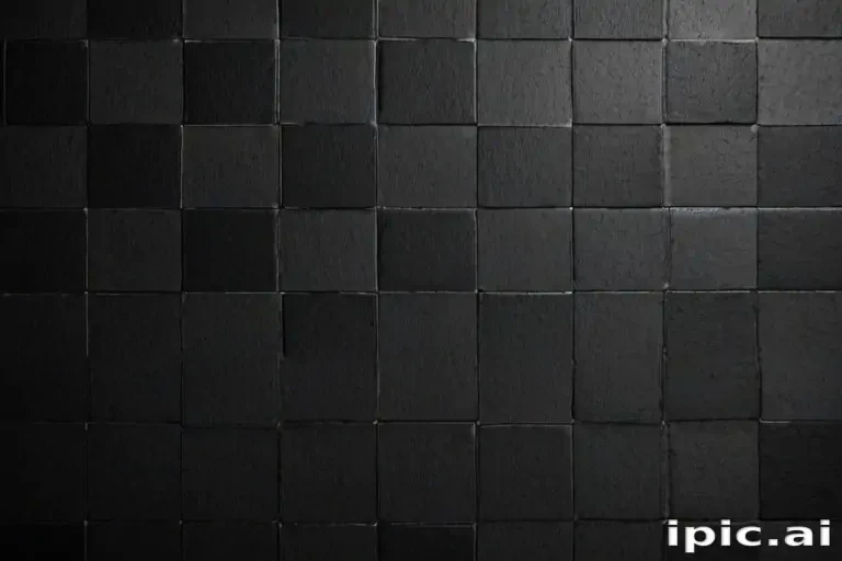 black checkered background