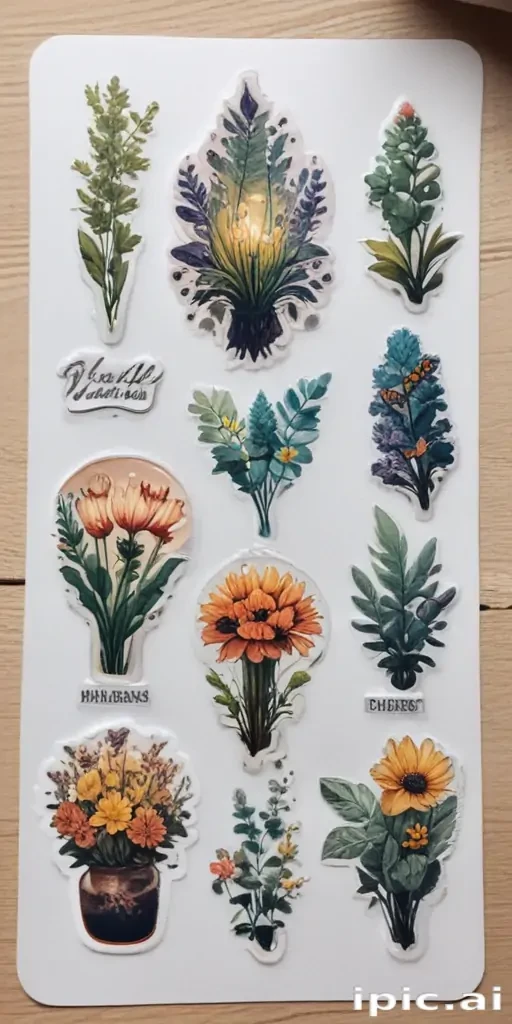 transparent aesthetic stickers