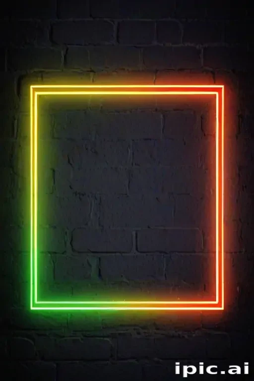 neon frame png