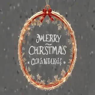merry christmas transparent