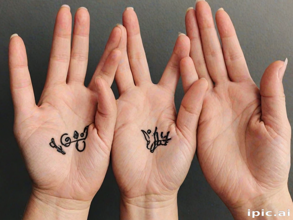 i love you sign language tattoo