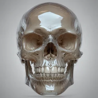 transparent skull png