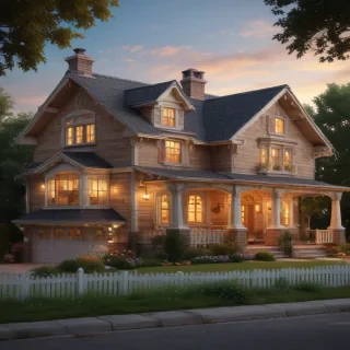 background of a house
