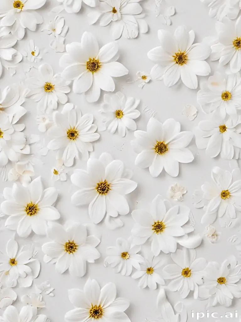 flower background white