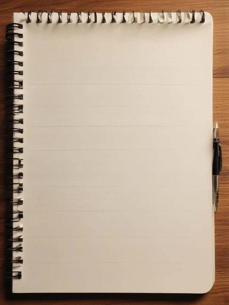 notebook page background