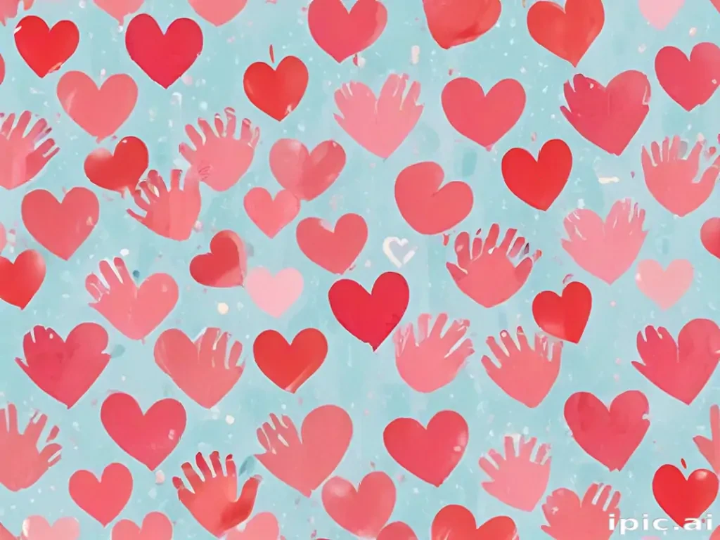 heart hands clipart