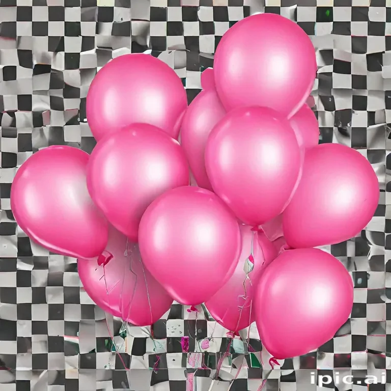 pink balloons png