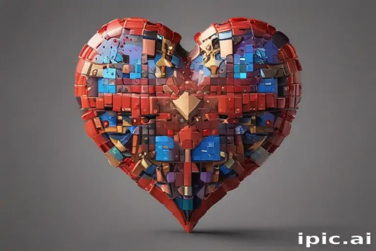 pixelated heart png