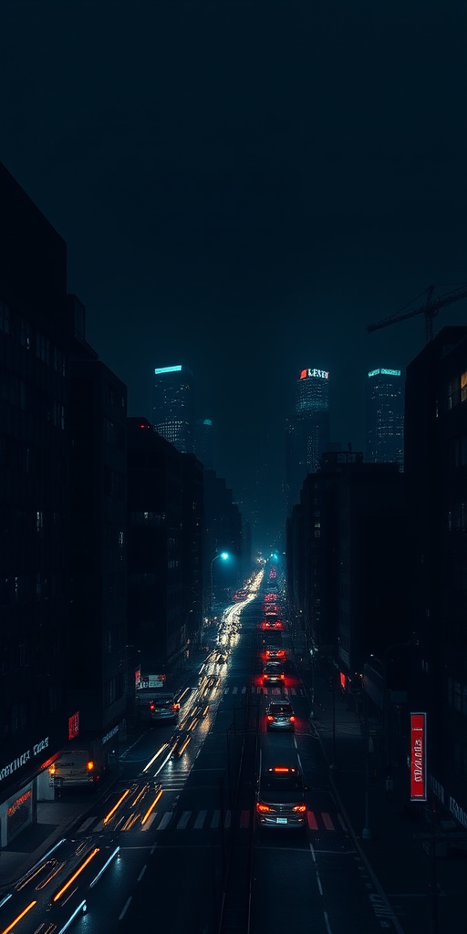 dark city background