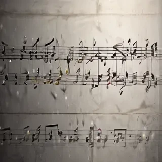 notes music background