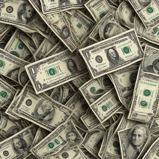 money with transparent background