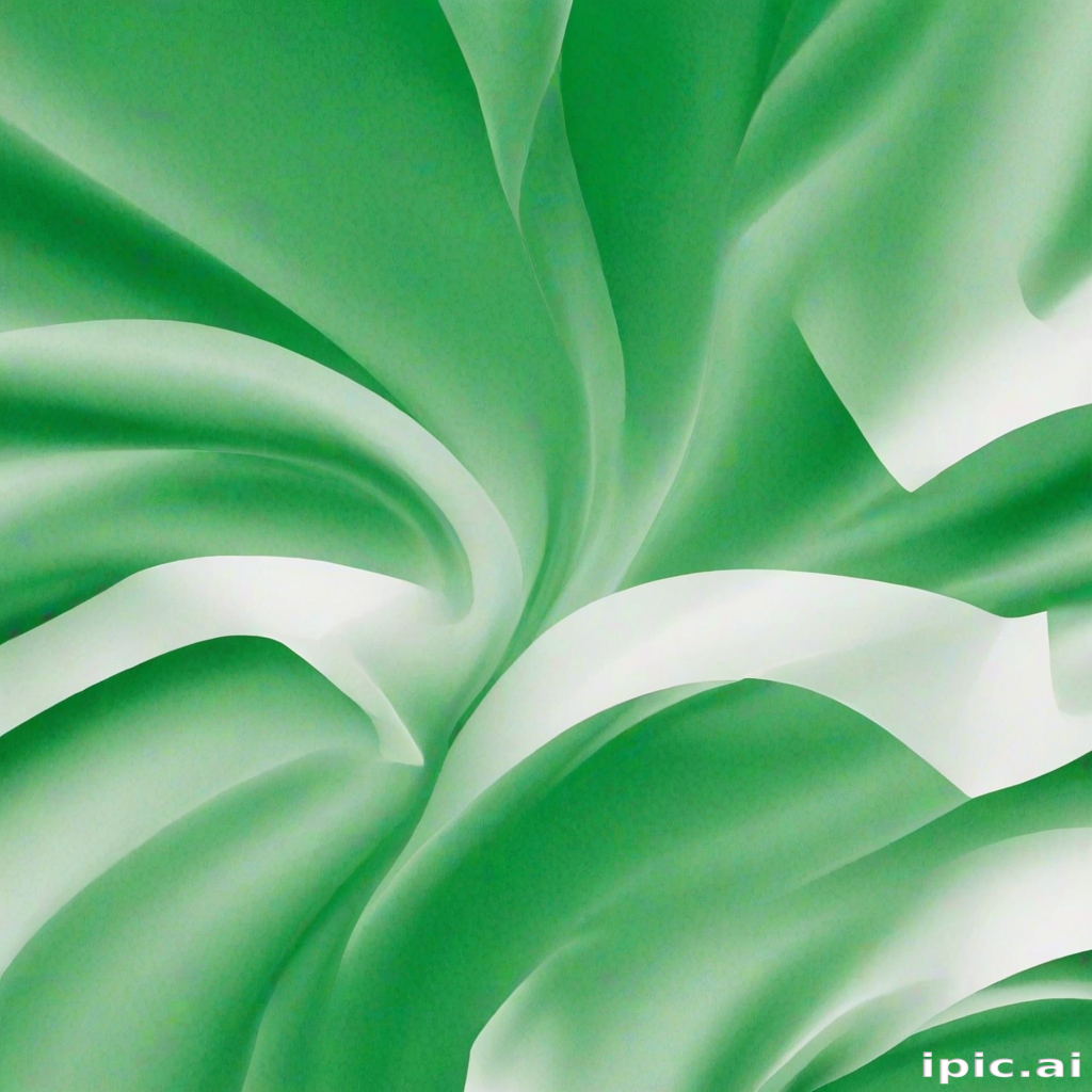green and white background