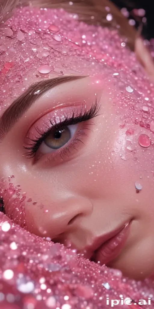pink glitter aesthetic