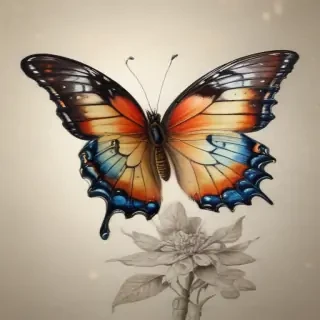 butterfly drawing picture