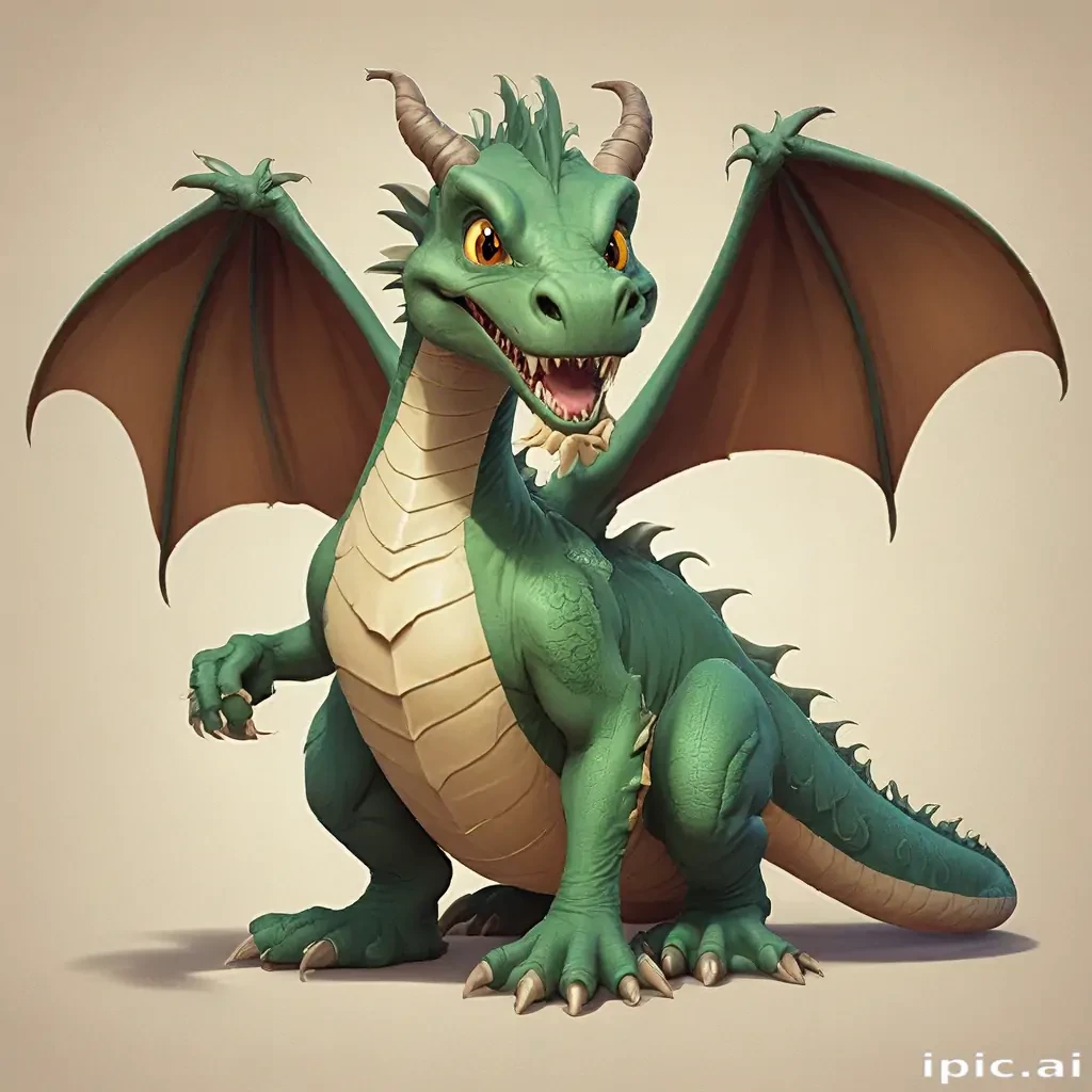 cartoon of a dragon