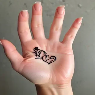 i love you sign language tattoo