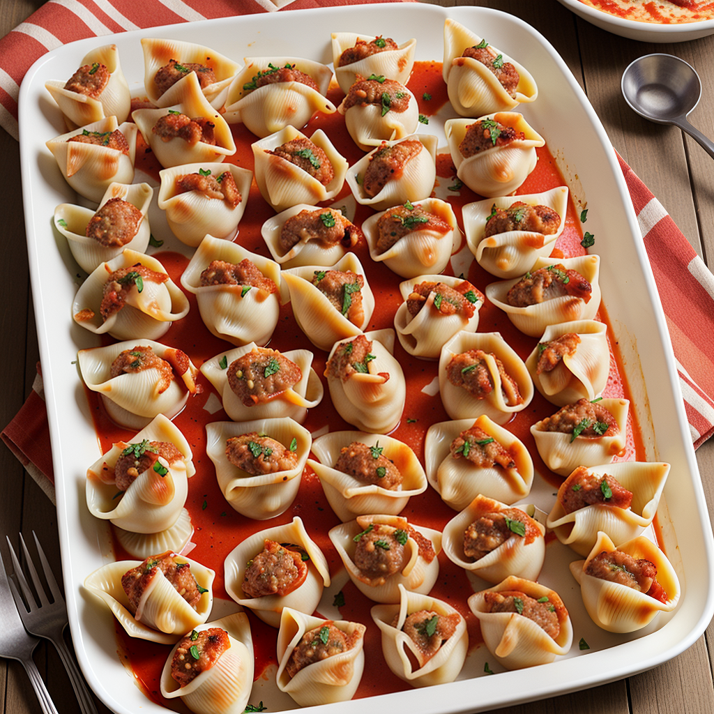 recipe for stuffed shells with meat
