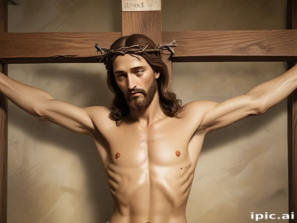 picture of jesus on the cross