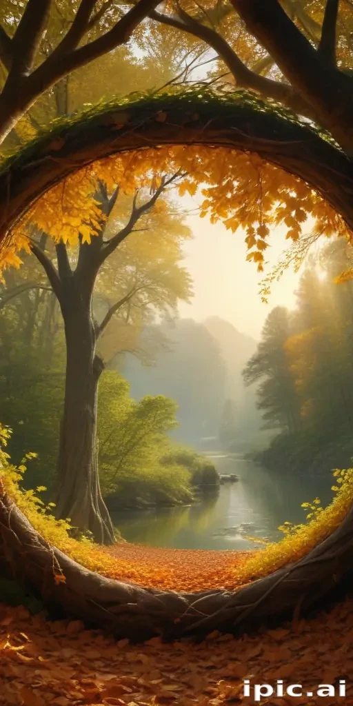 leaf circle