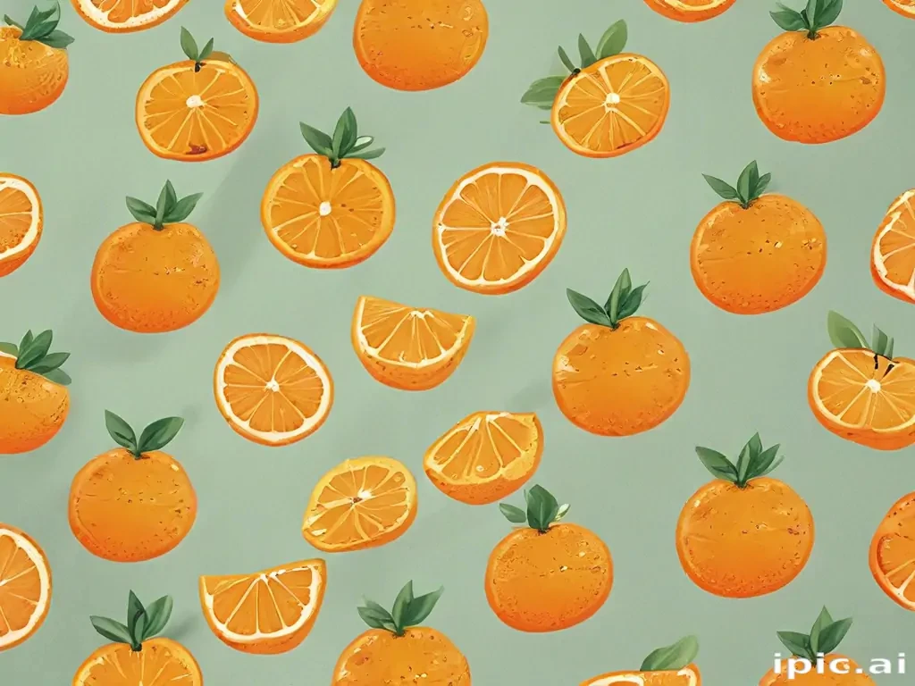 cute orange wallpaper