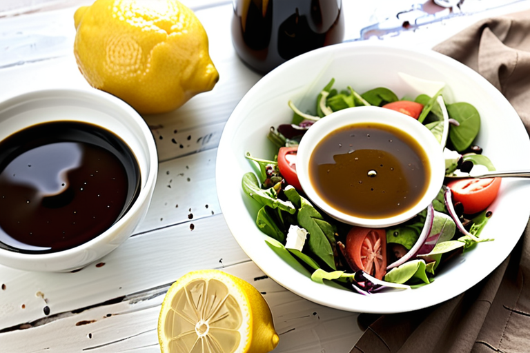 lemon and balsamic salad dressing