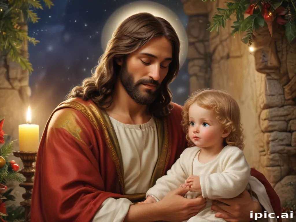 merry christmas jesus images