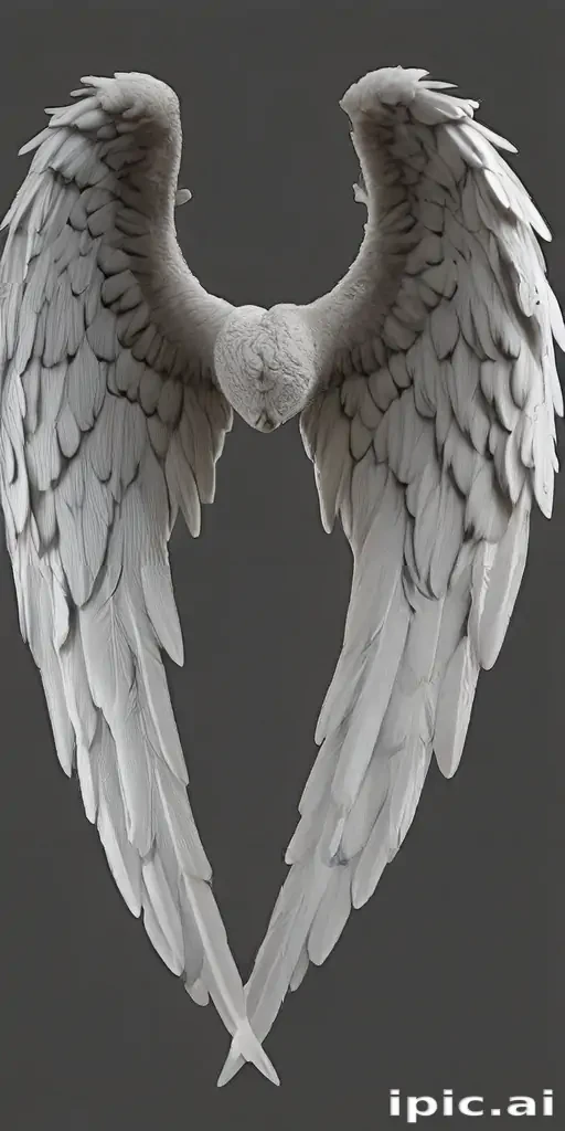 realistic angel wings png