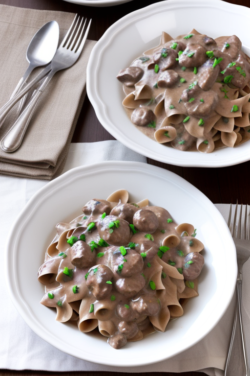 beef stroganoff recipe no mushrooms