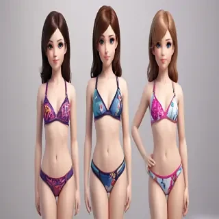 ai girls bikini
