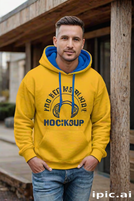 hooded sweatshirt mockup