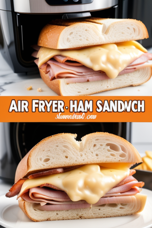 air fryer ham and cheese sandwich