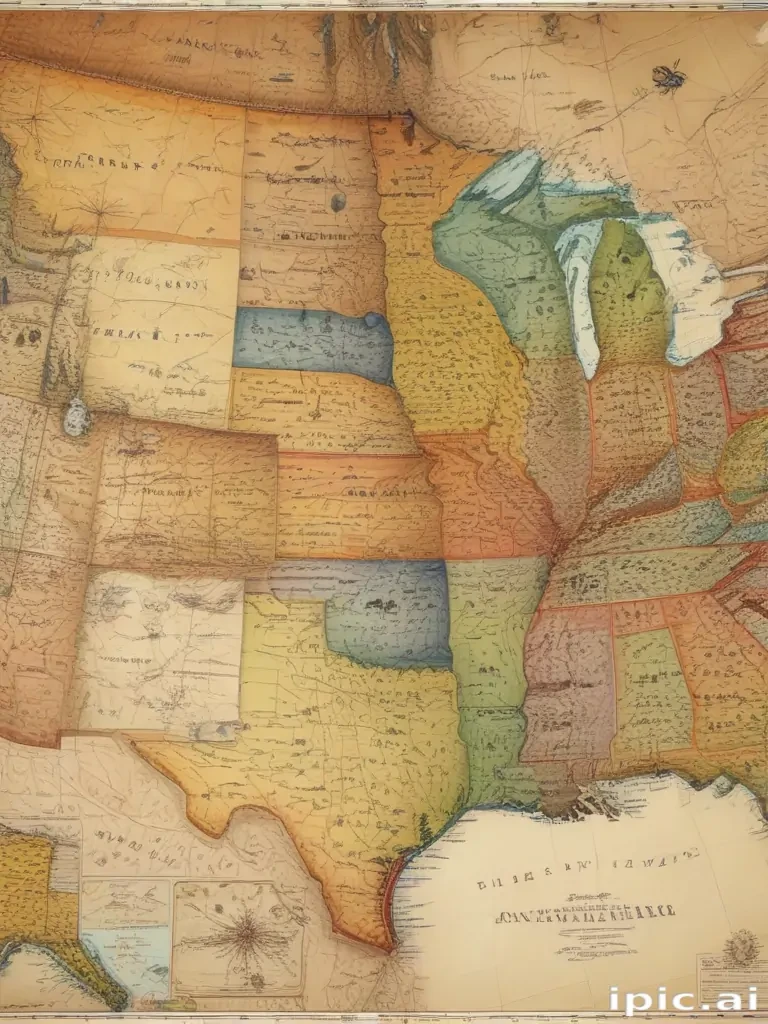map of united states of america
