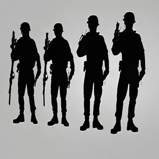 soldier silhouette png
