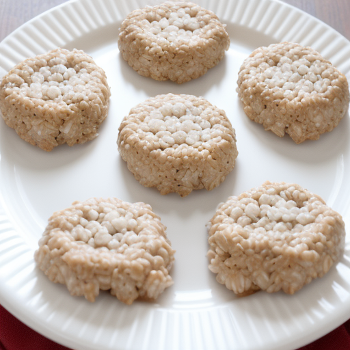 no bake rice krispie cookies