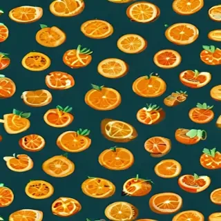 cute orange wallpaper