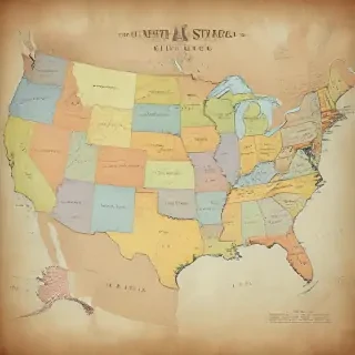 map of the united states of america