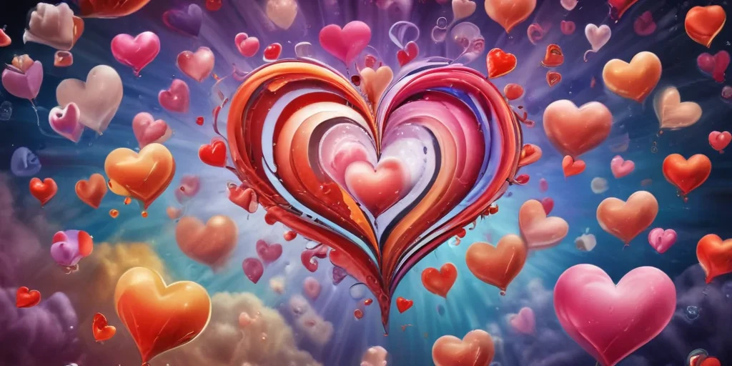 hearts background wallpaper